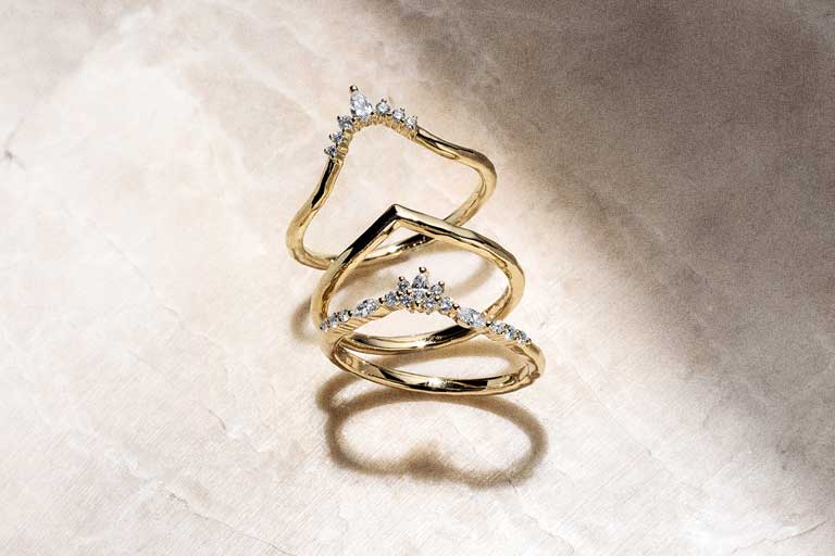 New Diamond Wedding Bands by Landing Company