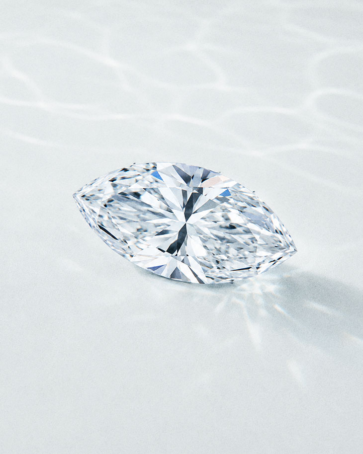 Marquise-cut diamond