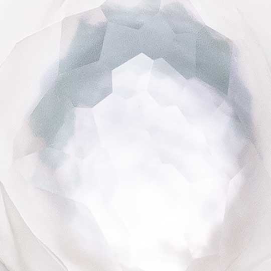 Radiant Pearl — iridescent Mother of Pearl with faceted quartz