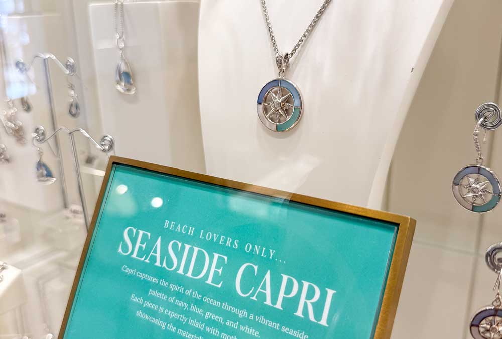 Landing Company John's Pass Closeup of Seaside Capri part of the Dream Island Collection