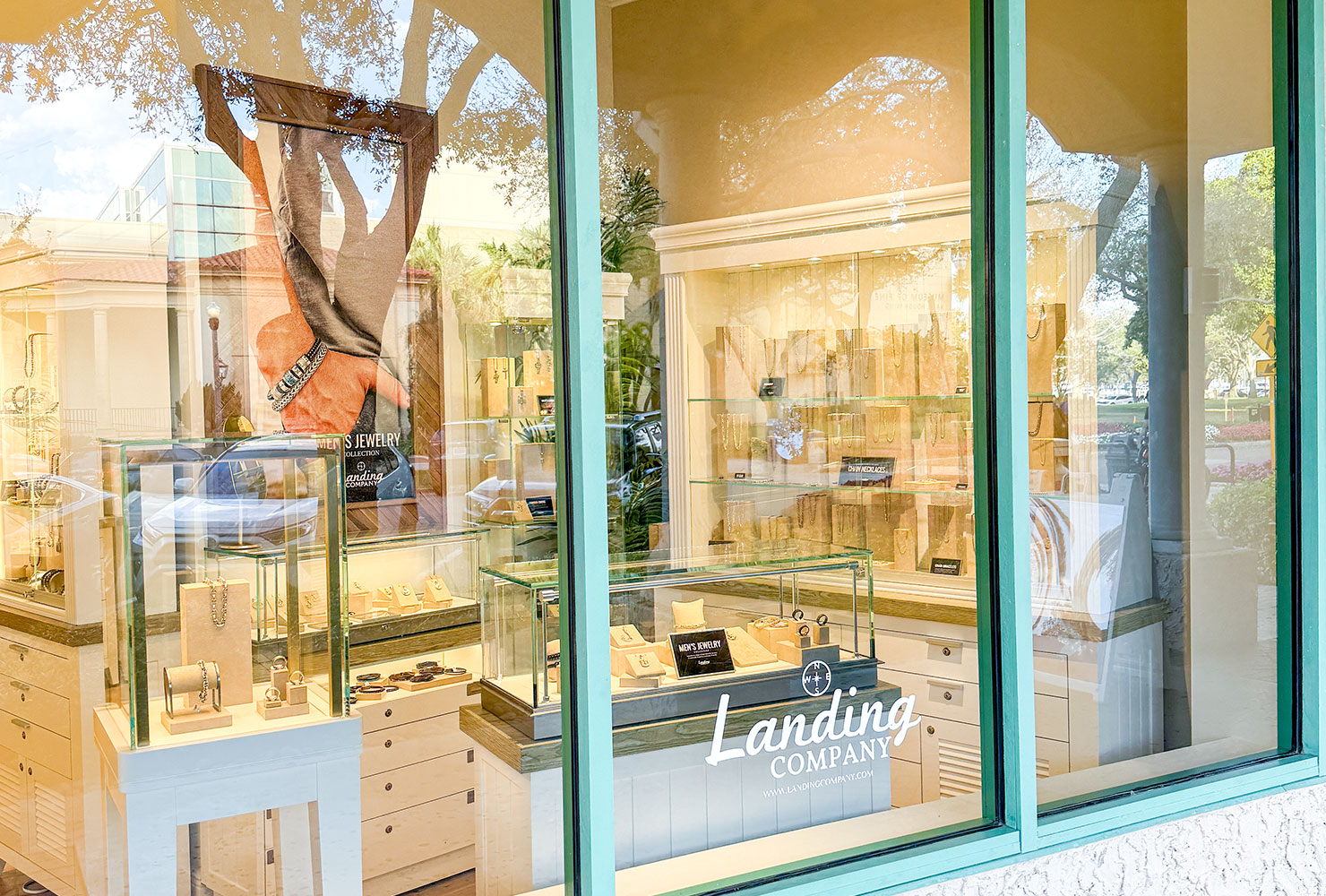 Landing Company Men's Jewelry Main Window Outside