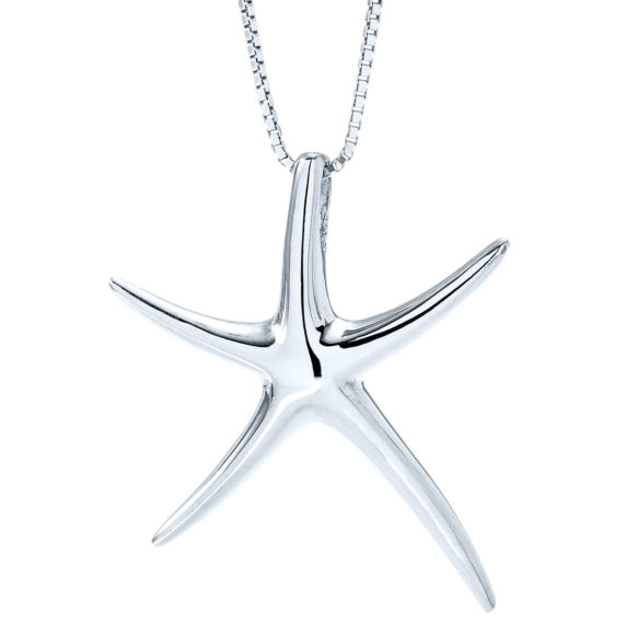 Sterling Silver Starfish Necklace