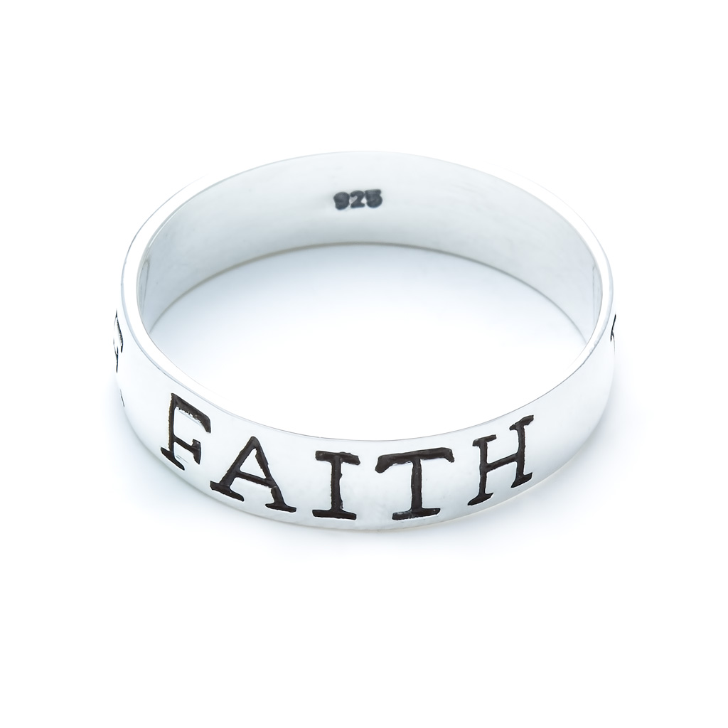 Sterling Silver Faith Hope Love Ring Landing Company