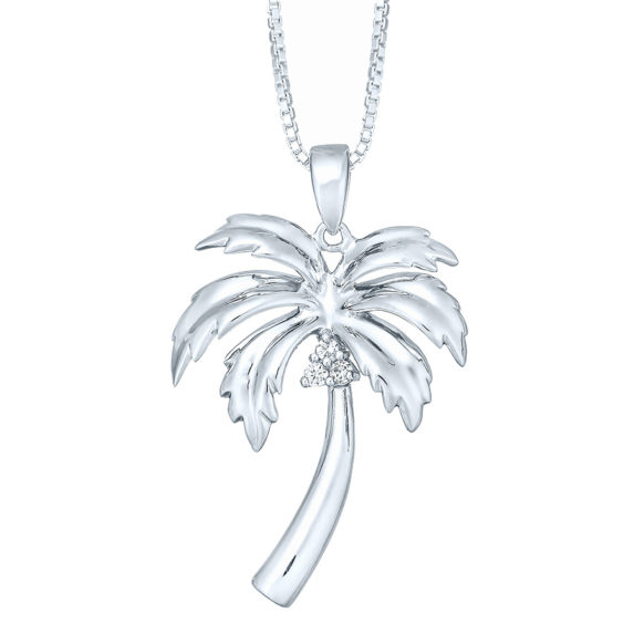 ss-sl-173 palm tree necklace