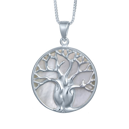 Mother Of Pearl Tree Of Life Necklace