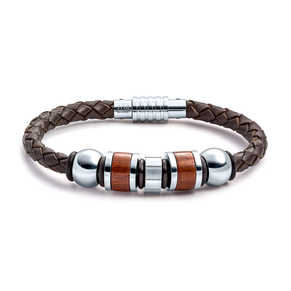 Aagaard Mens Jewelry Leather Bracelet No 1204 Landing Company