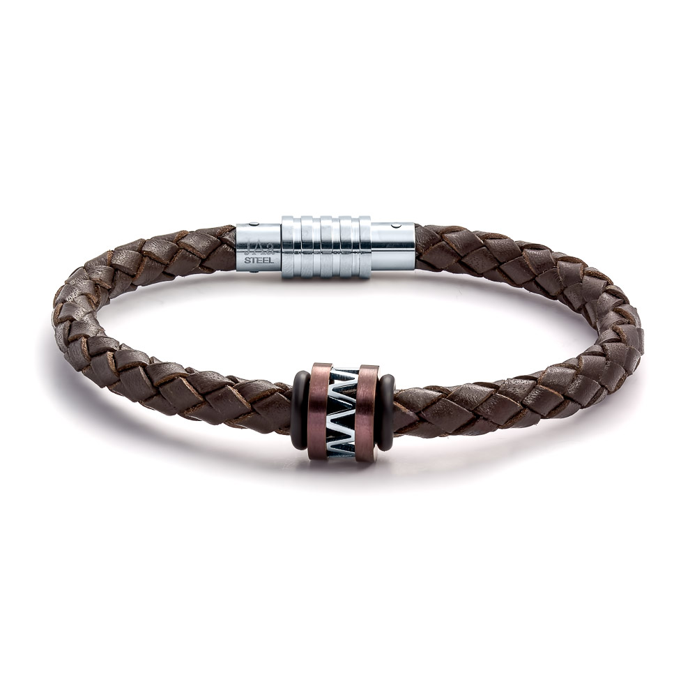 Aagaard Mens Jewelry Leather Bracelet No 1244 Landing Company