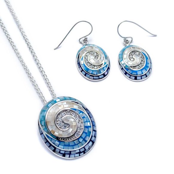 Capri Wave Necklace & Earrings Set