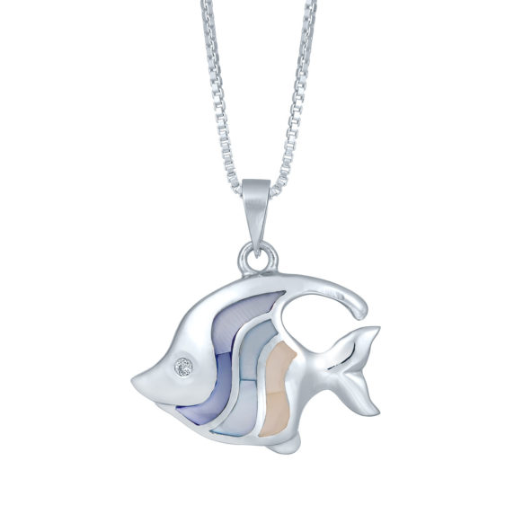 Capri Angel Fish Necklace SS-DI-177