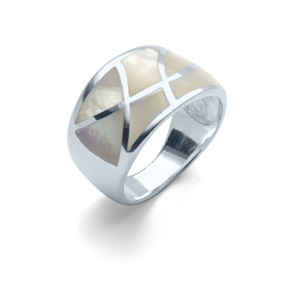 Mother of Pearl Ring SS-DI-018 Side