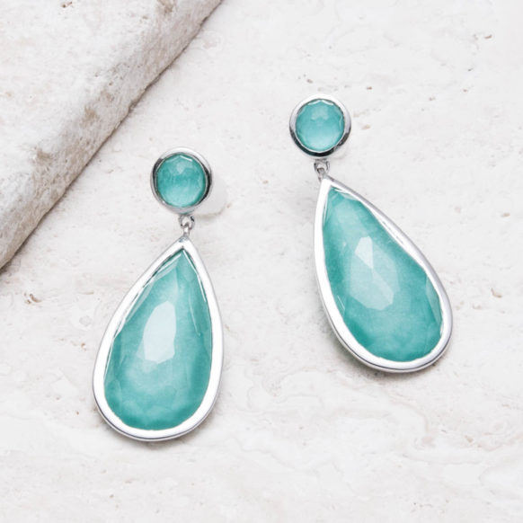 Laguna Blue Statement Earrings