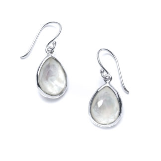 Radiant Pearl Mini Teardrop Earrings