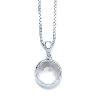 Radiant Pearl Round Necklace