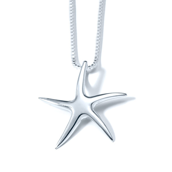 SS-SL-508 Wavecrest Starfish Necklace