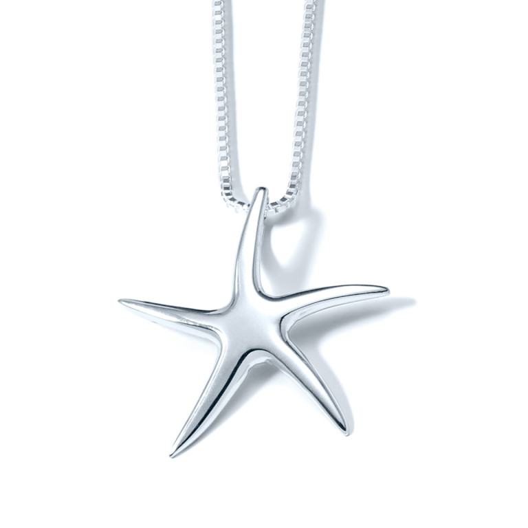 SS-SL-508 Wavecrest Starfish Necklace