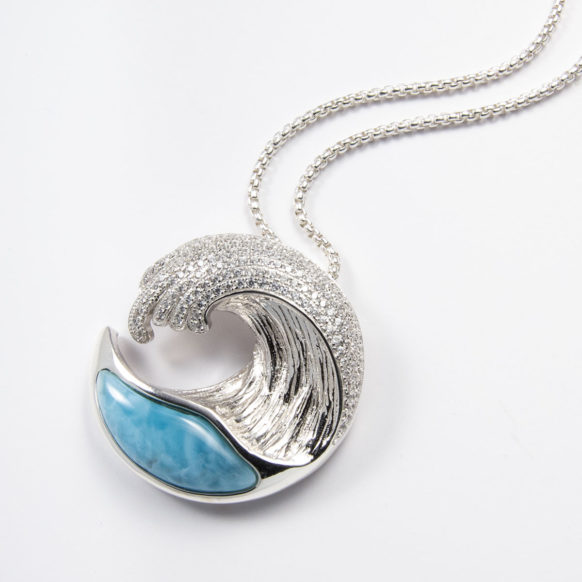 Larimar Wave Flavor Necklace