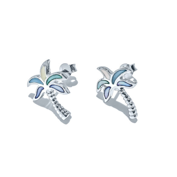 Capri Palm Tree Post Earrings