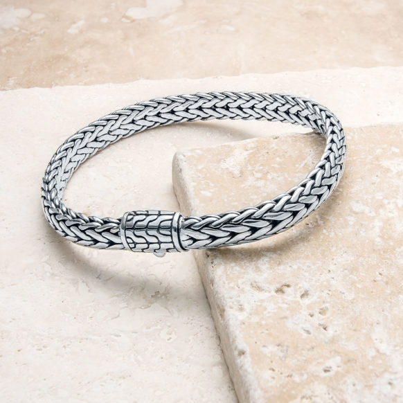 8mm Flat Mariner's Weave Bracelet