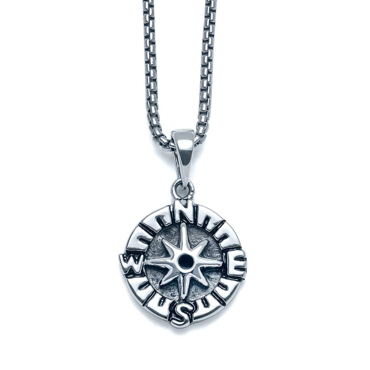 True North Compass Necklace in Sterling Silver Landing Company