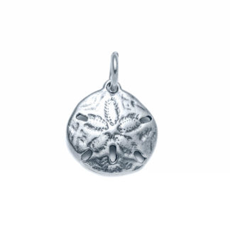 Madeira Sand Dollar Charm in Sterling Silver