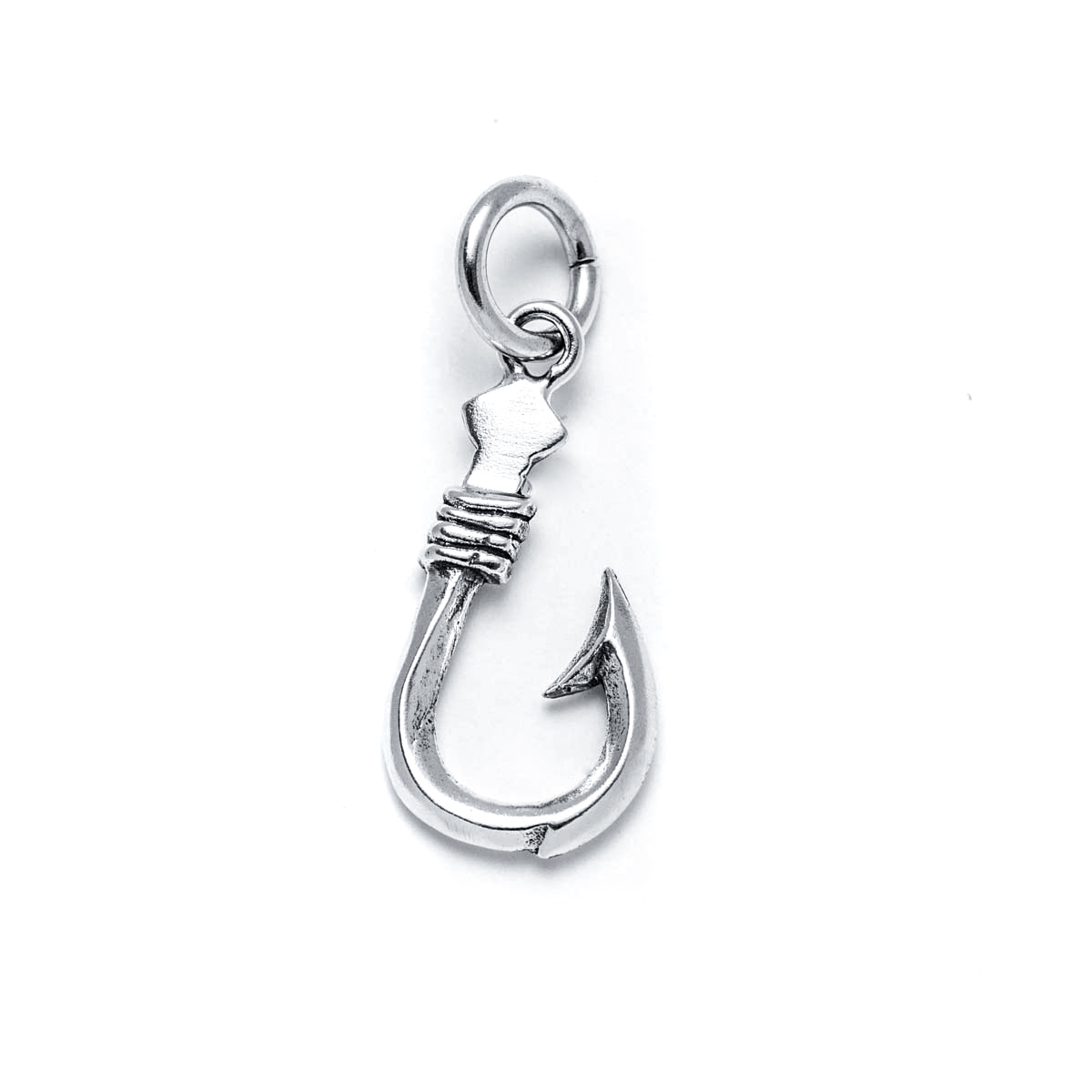 thumbnail image 2 of Bulk 30pcs Antque Slver Fsh Hook Charms Hook Pendants 2 of 12