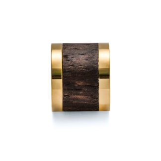 Ebony Wood Link Gold