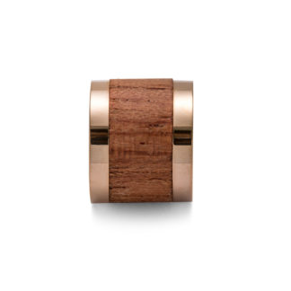 Mens Jewelry Link 237 Rose Gold & Koa