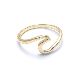 Wave Ring in 14k Gold