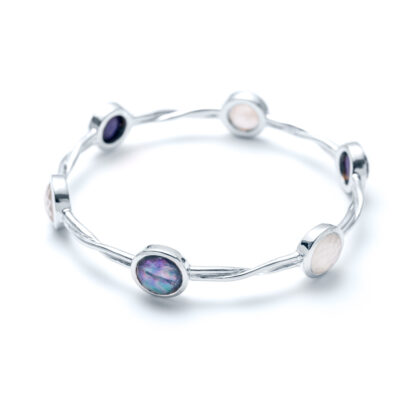 Luminous Shore & Radiant Pearl Bangle