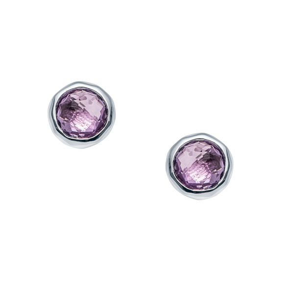 Amethyst Poolside Stud Earrings