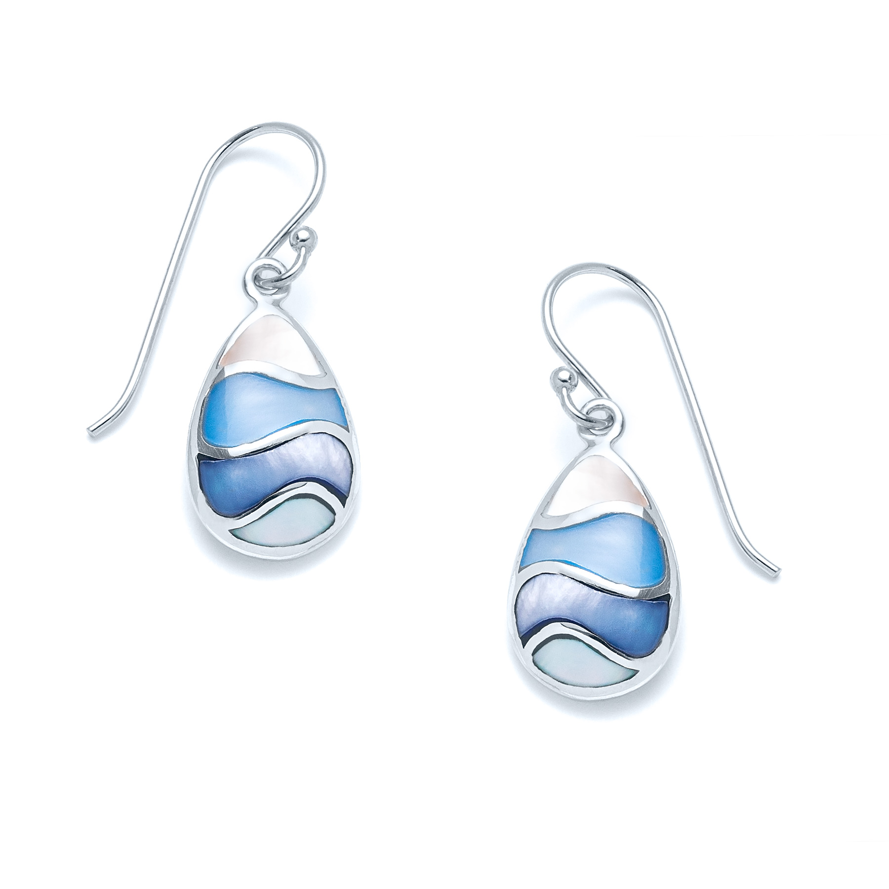 Capri Fish Hook Earrings in Sterling Silver - Landing Company, Hook Earrings  