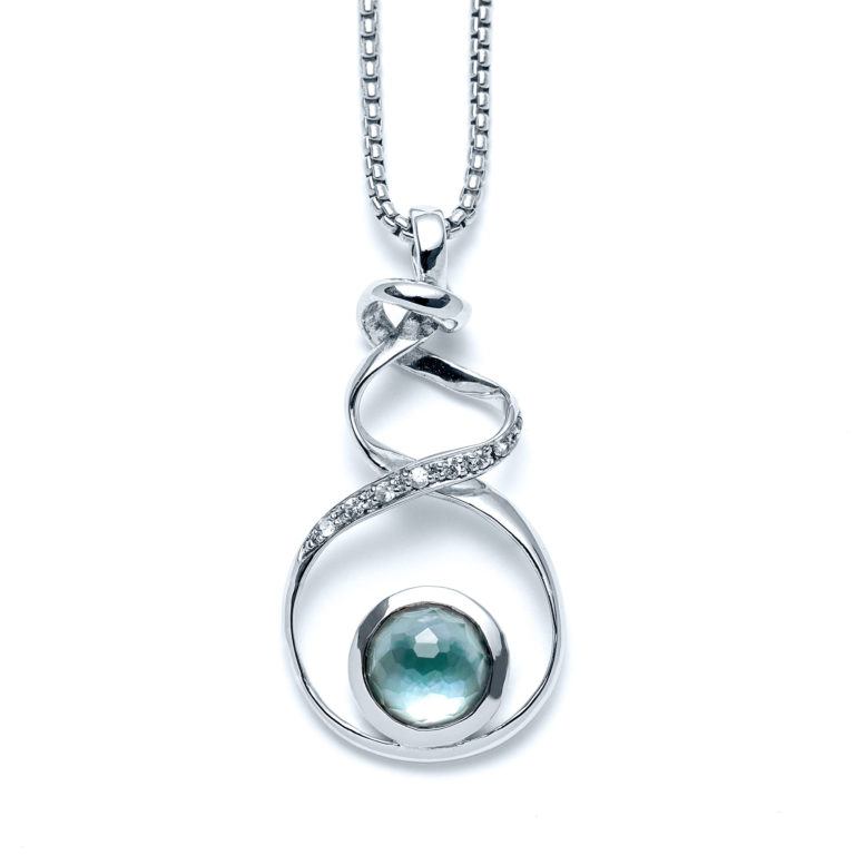 Gulf Coast Ciega Ribbon Necklace