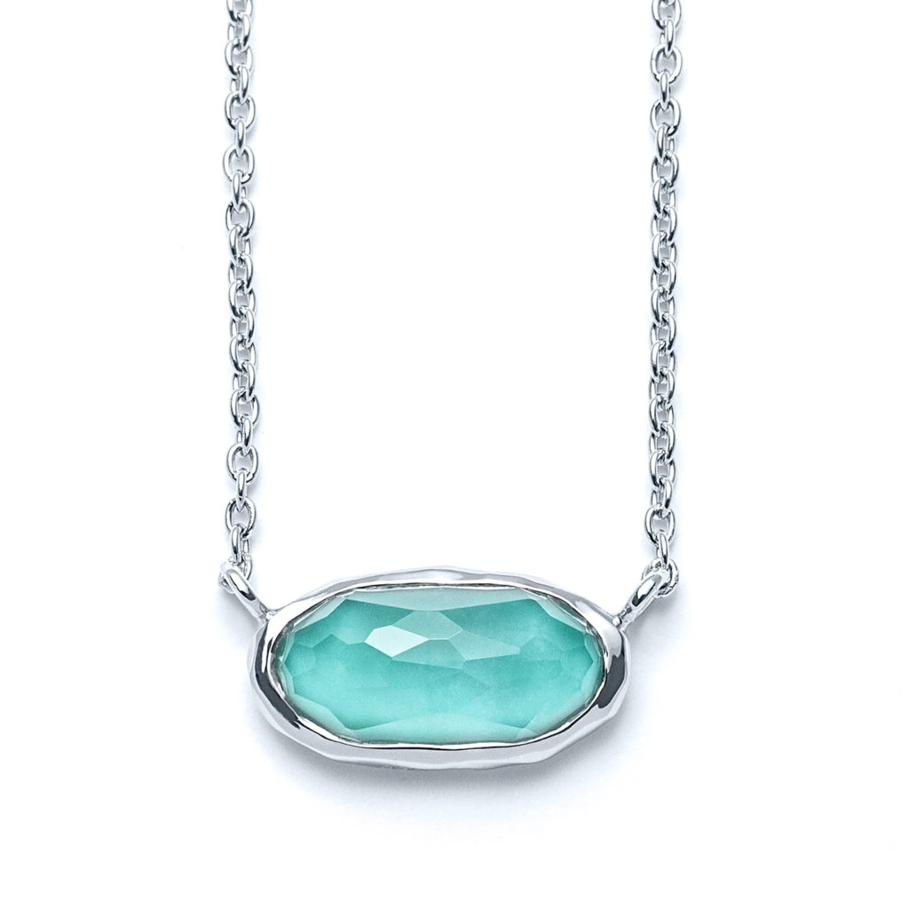 Laguna Statement Necklace, Iridescent Clear Crystal main image 0