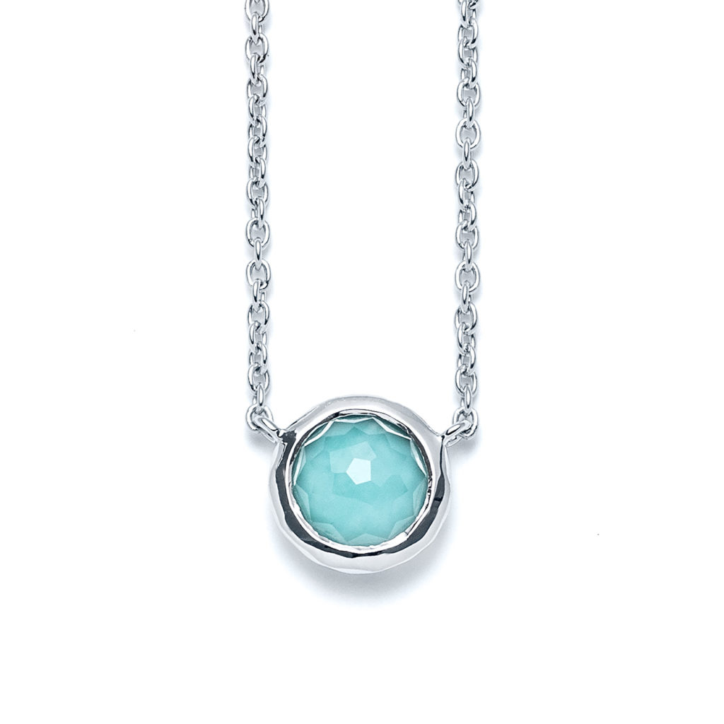 Laguna Statement Necklace Clear Crystal