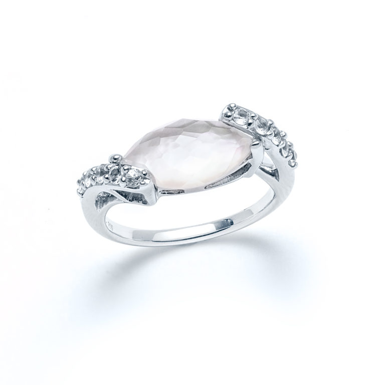 Radiant Pearl Sea Drop Ring