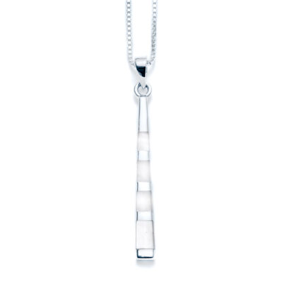 Mother of Pearl Color Bars Necklace