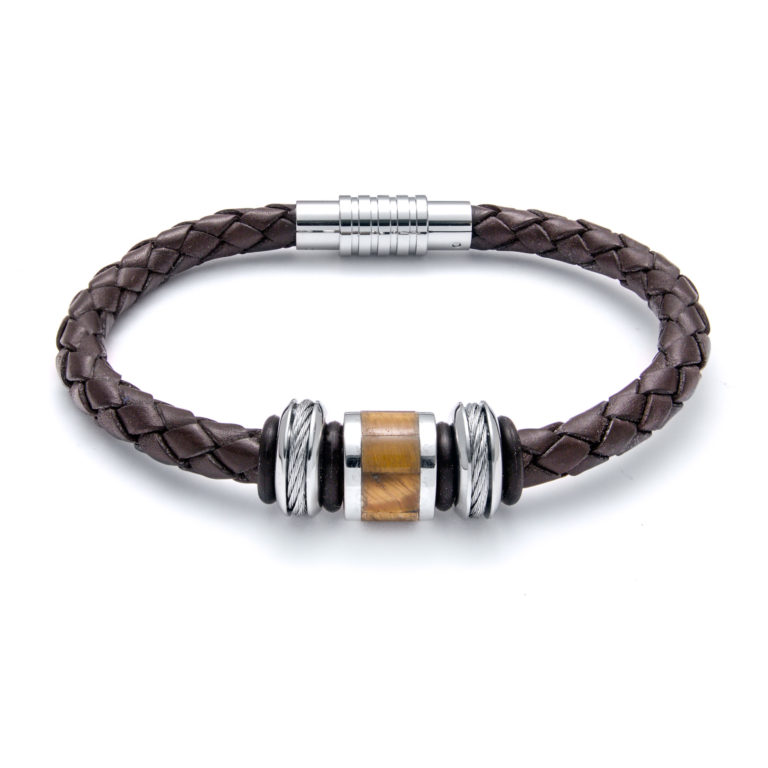 Tiger's Eye Cable Bracelet