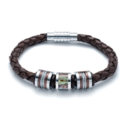 Abalone Dual Cable Bracelet