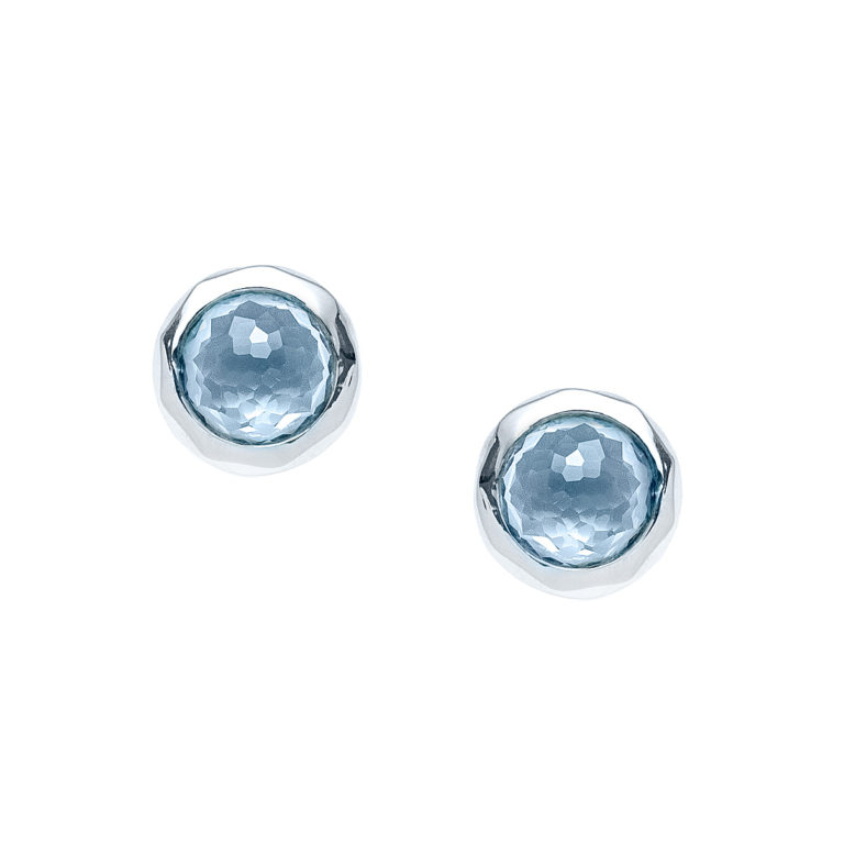 Sky Blue Topaz Poolside Stud Earrings