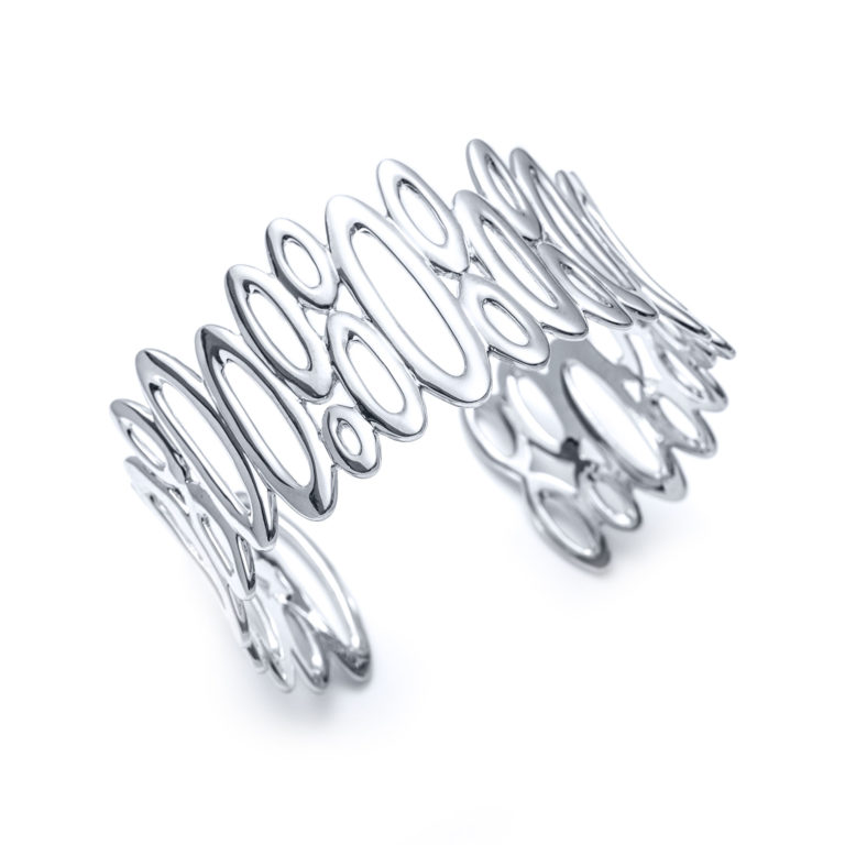 Sterling Silver Oval Cuff
