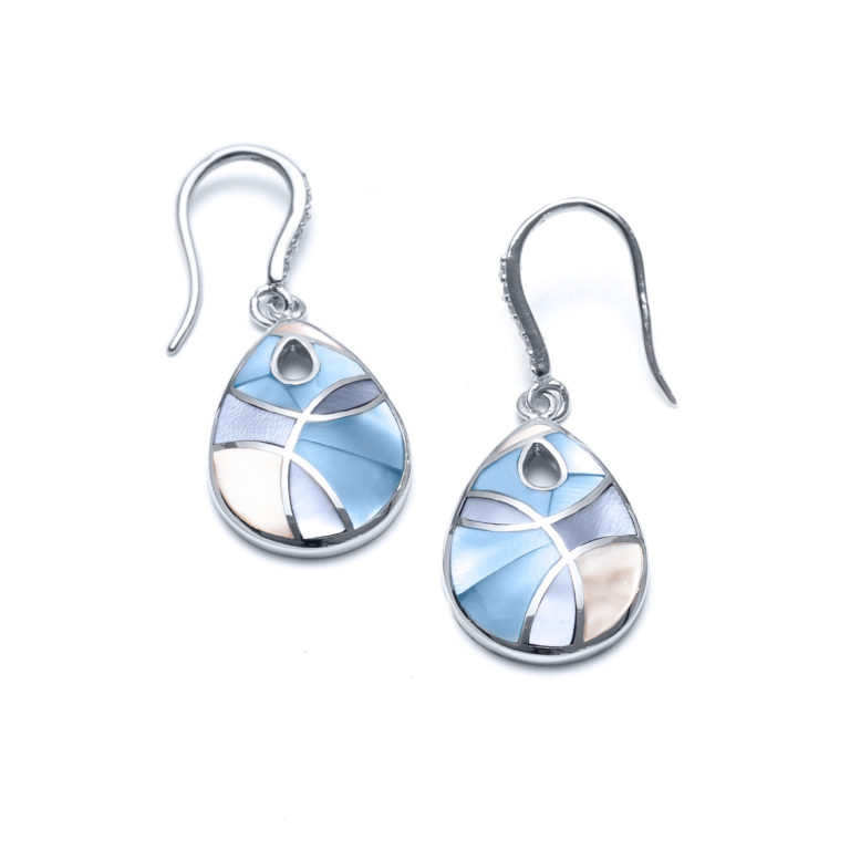 Capri Designer Teardrop Earrings