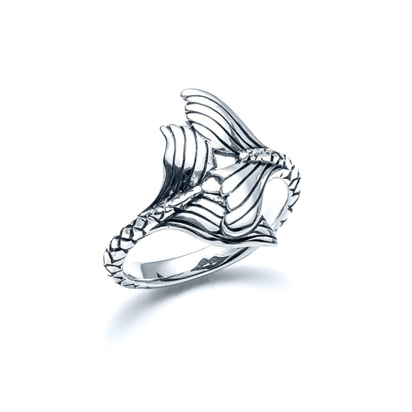 Mermaid Tail Ring in Sterling Silver Landing Company