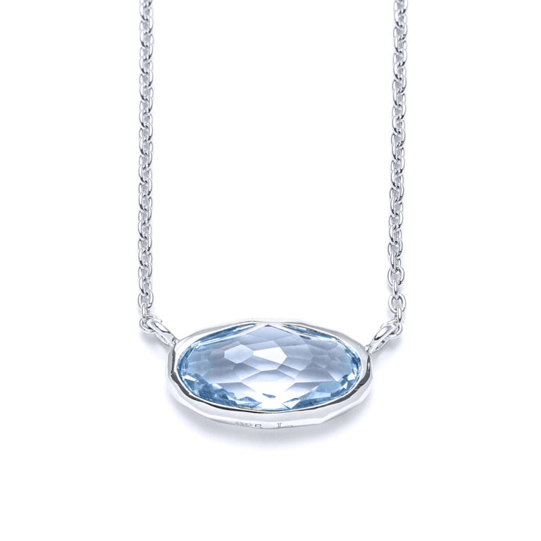 Sky Blue Topaz Cabana Necklace