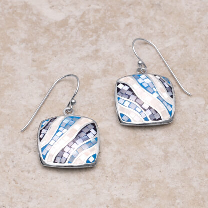 Mosaic Shell Capri Shore Earrings - Image 2
