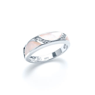Mother of Pearl Sunset Ring