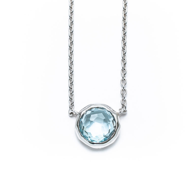 Sky Blue Topaz Poolside Necklace