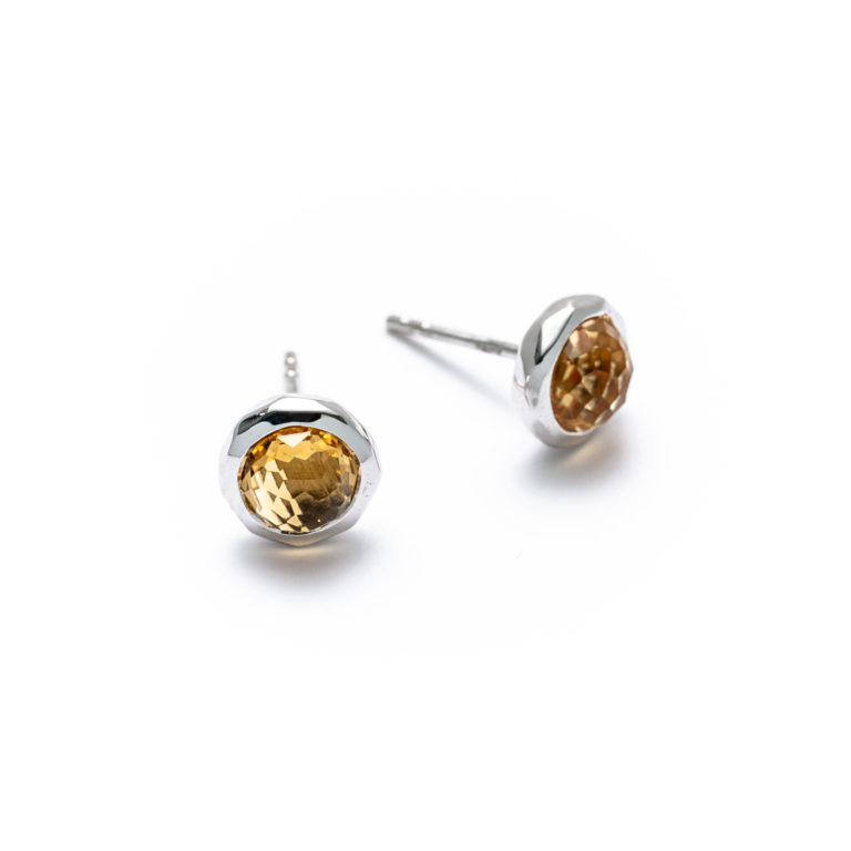 Citrine Poolside Stud Earrings