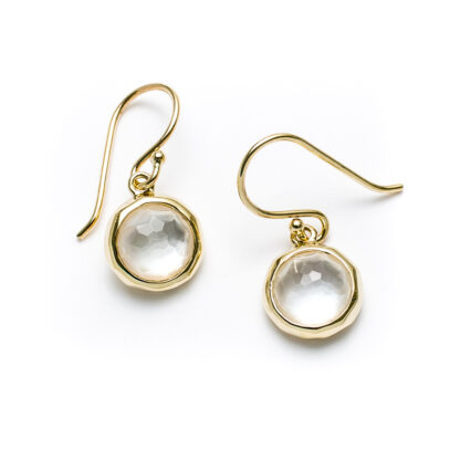 Radiant Pearl Poolside Gold Earrings