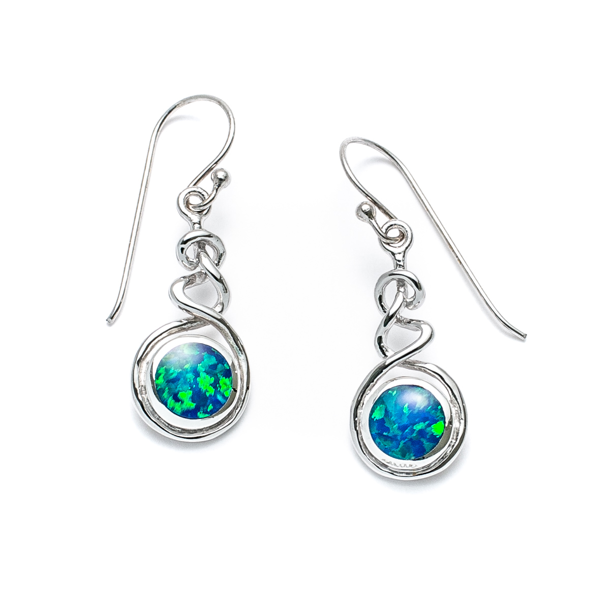Blue Opal Ribbon Earrings | Landing Company
