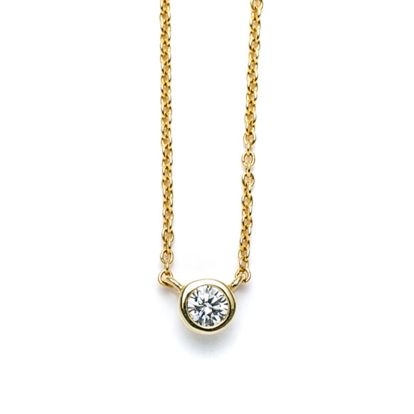 Round Diamond Necklace